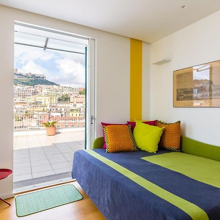 Apartamento Seaview Terrace 360°& Elegant Loft Nápoles Exterior foto