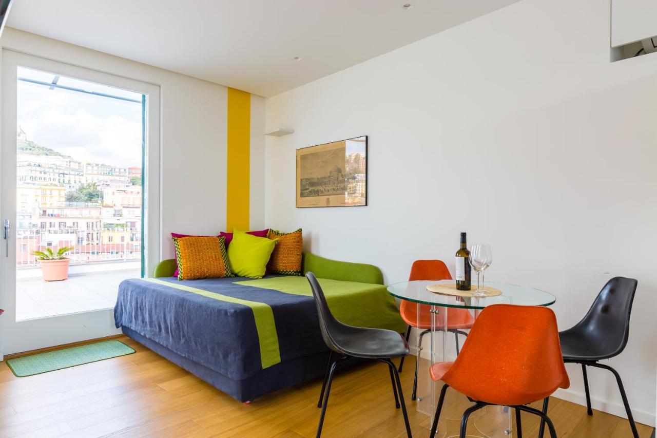 Apartamento Seaview Terrace 360°& Elegant Loft Nápoles Exterior foto
