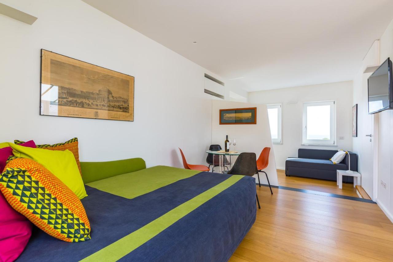 Apartamento Seaview Terrace 360°& Elegant Loft Nápoles Exterior foto