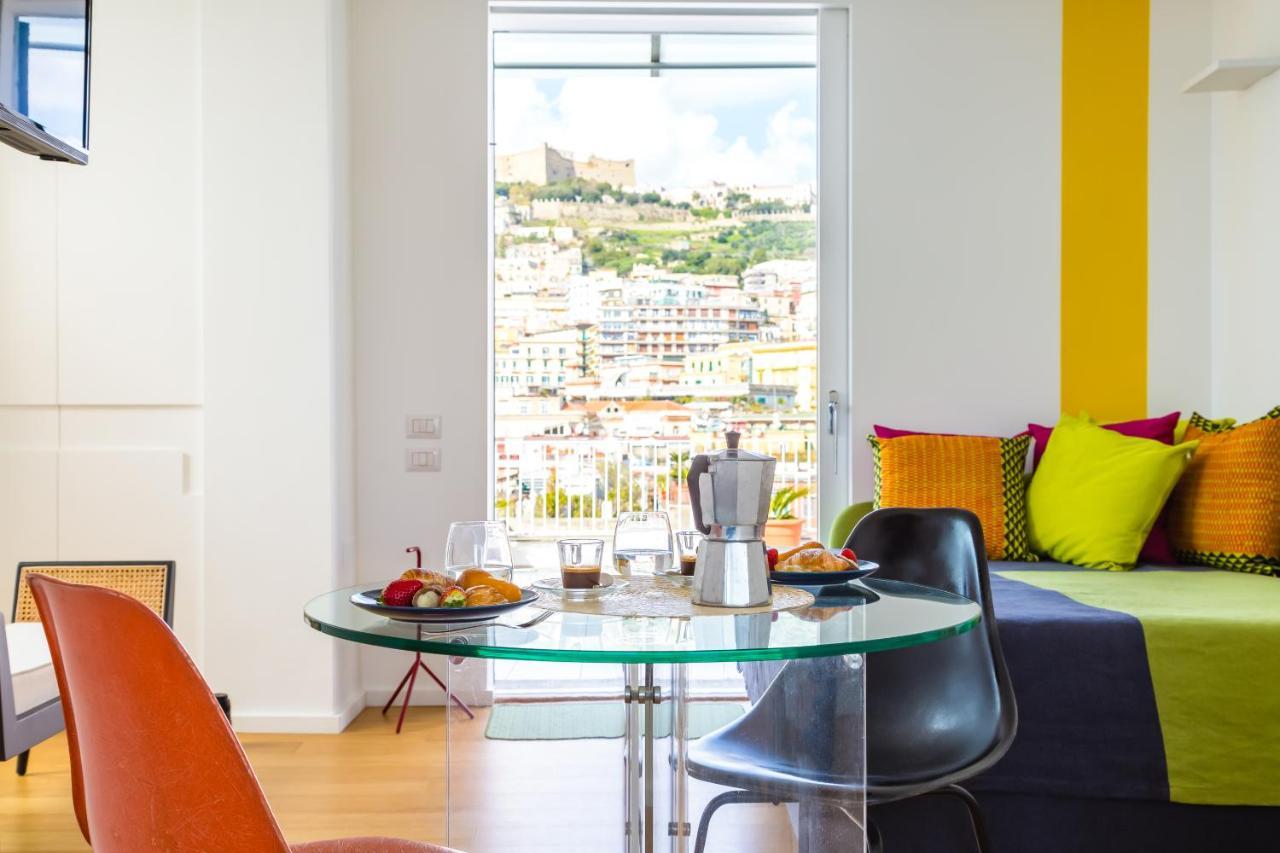 Apartamento Seaview Terrace 360°& Elegant Loft Nápoles Exterior foto
