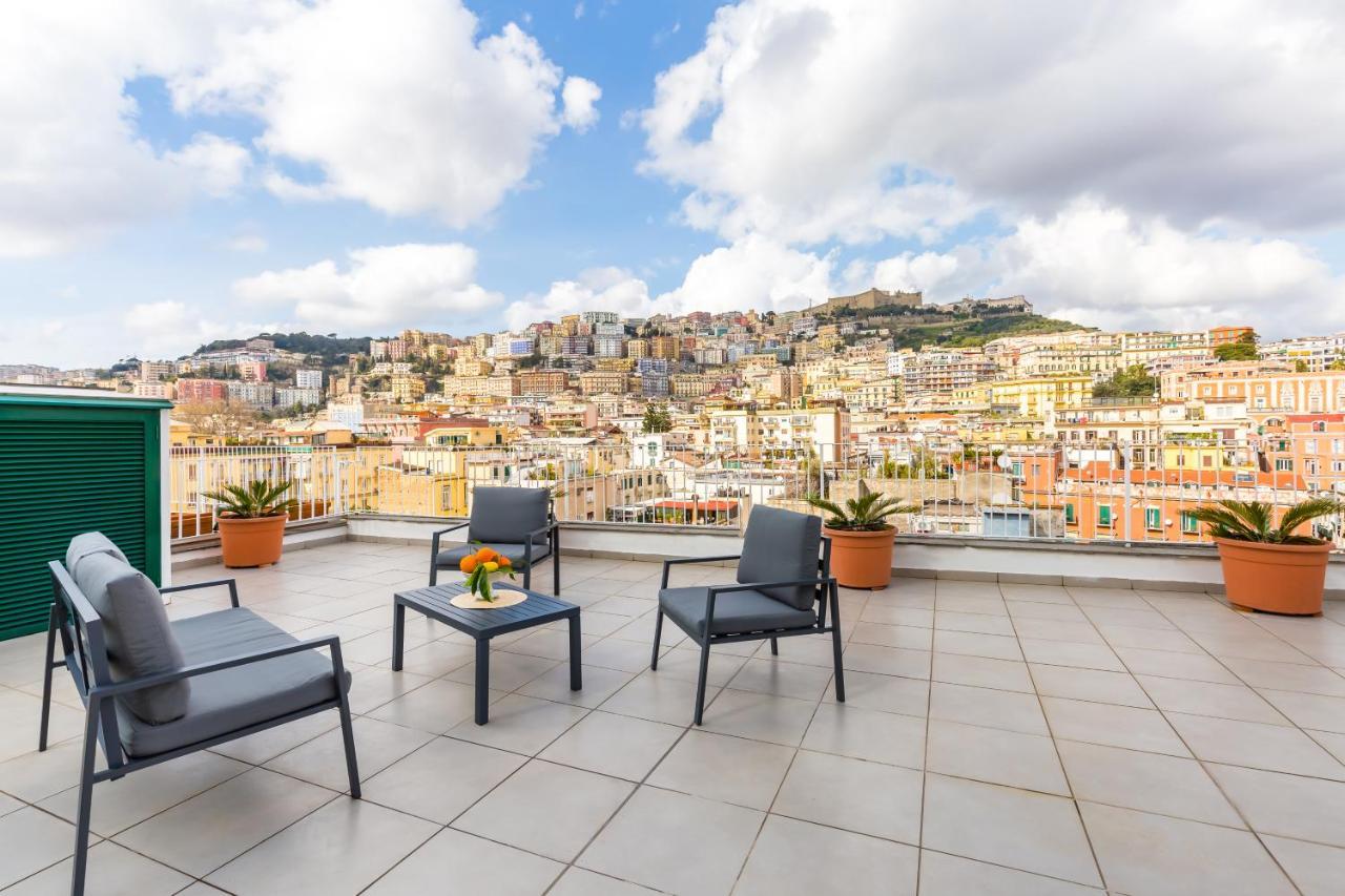 Apartamento Seaview Terrace 360°& Elegant Loft Nápoles Exterior foto