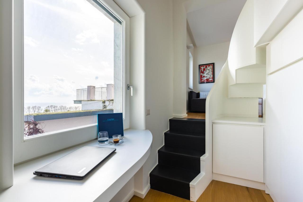 Apartamento Seaview Terrace 360°& Elegant Loft Nápoles Exterior foto