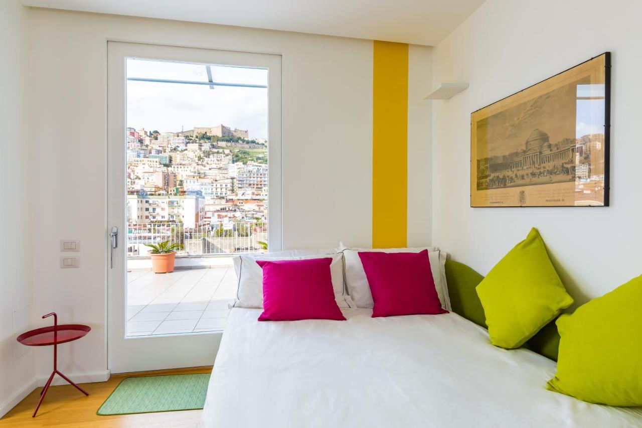 Apartamento Seaview Terrace 360°& Elegant Loft Nápoles Exterior foto
