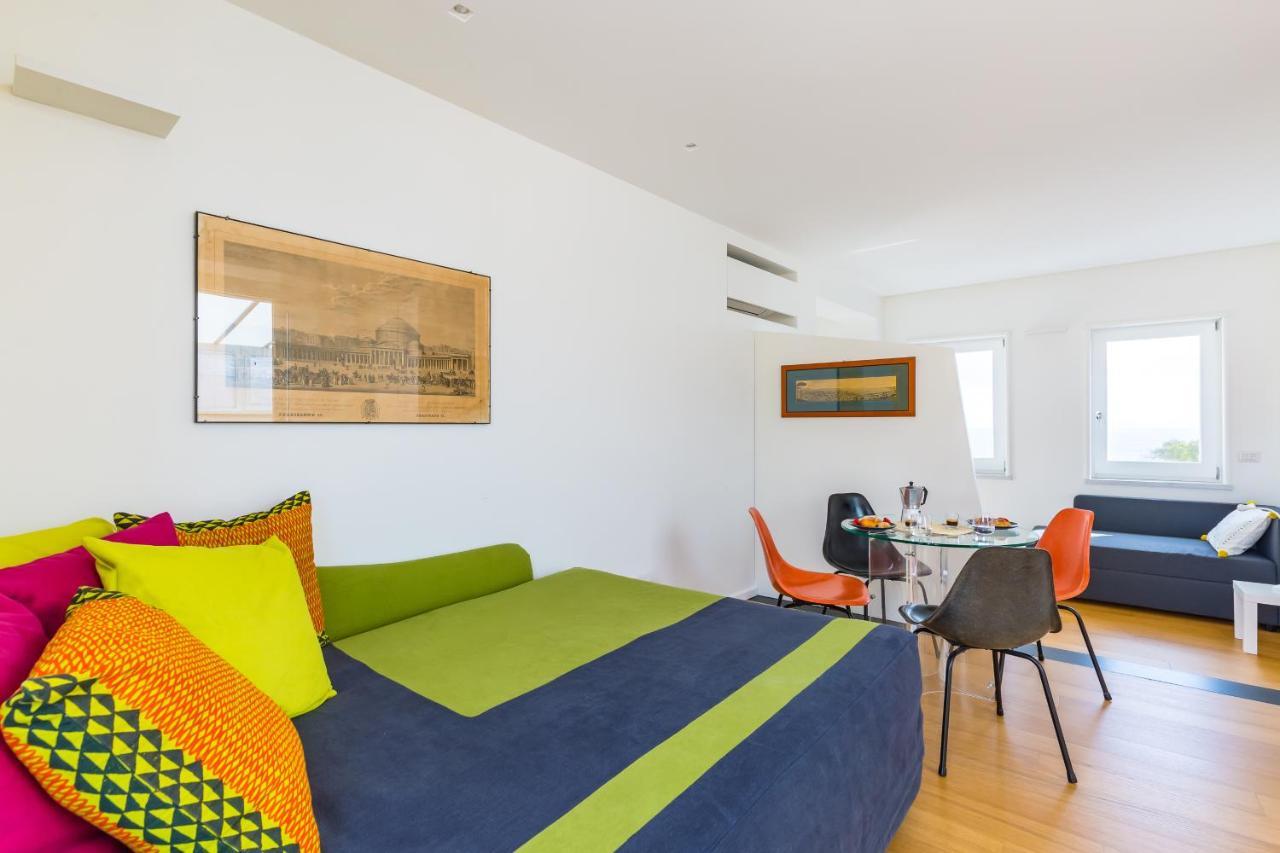Apartamento Seaview Terrace 360°& Elegant Loft Nápoles Exterior foto