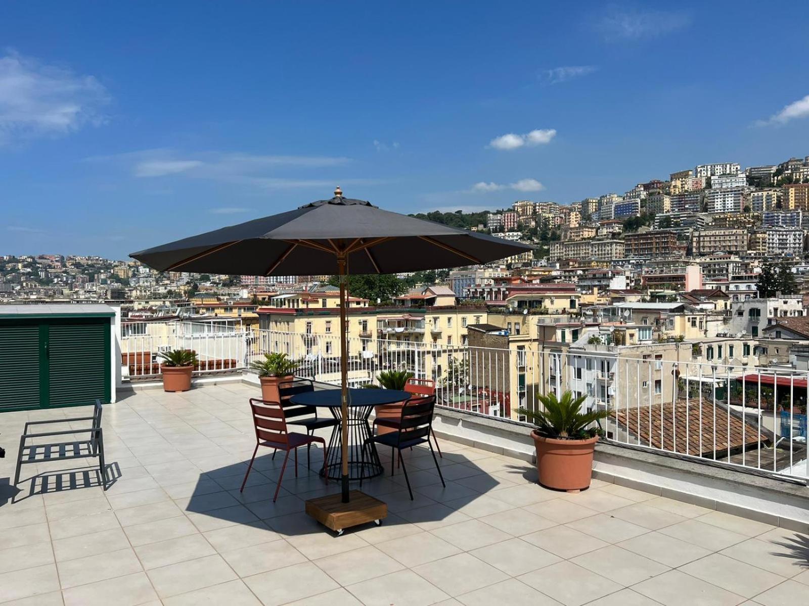 Apartamento Seaview Terrace 360°& Elegant Loft Nápoles Exterior foto